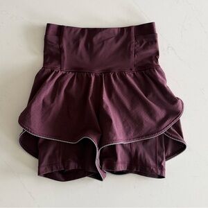 lululemon fast & free 2-in-1 short